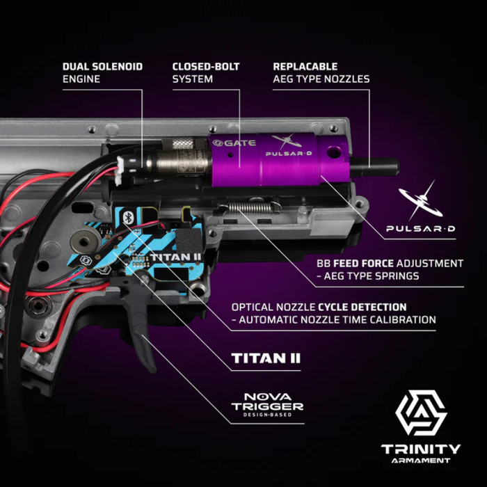 Gate x Arcturus Trinity GA-TA01P 11.5" w/ Pulsar D & Titan II Bluetooth