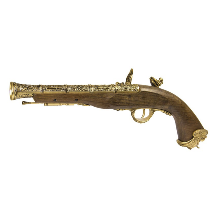 HFC Pirate Flintlock Gas Pistol - Gold