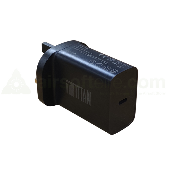 Titan V2 USB-C Digital Smart Charger for Li-Po/Li-Ion Batteries - UK Plug