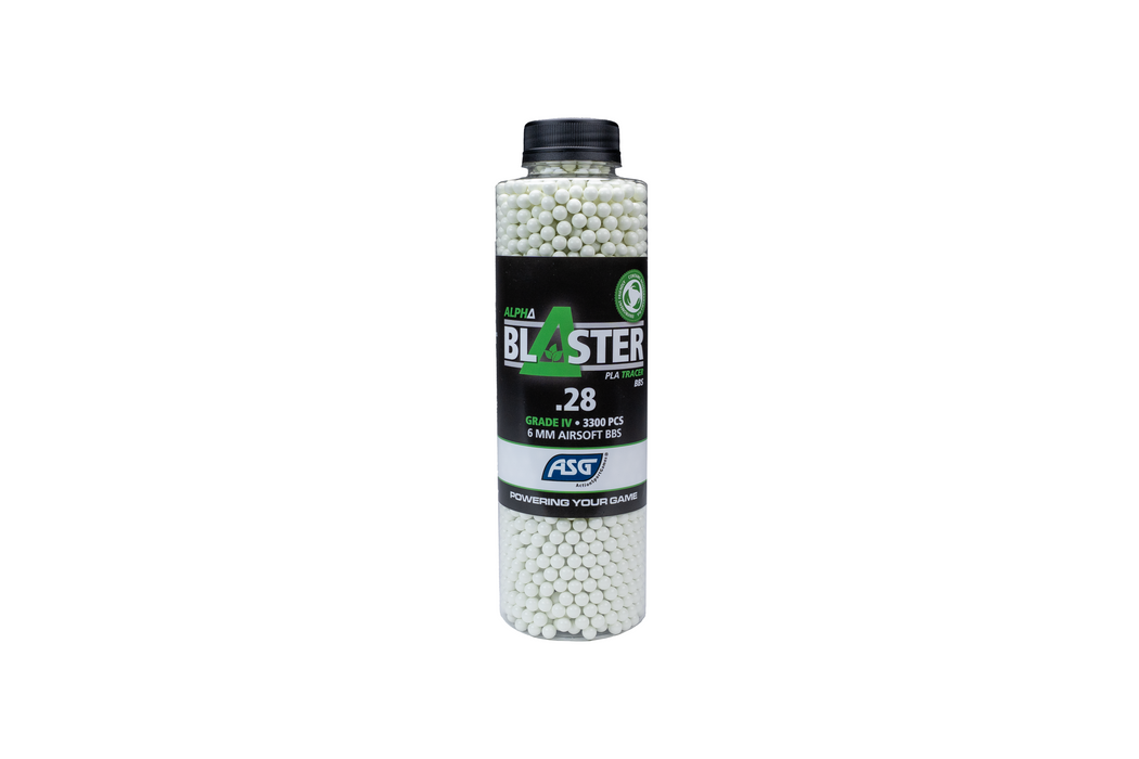 ASG Alpha Blaster Bio Tracer 0.28g 3300 BBs in Bottle