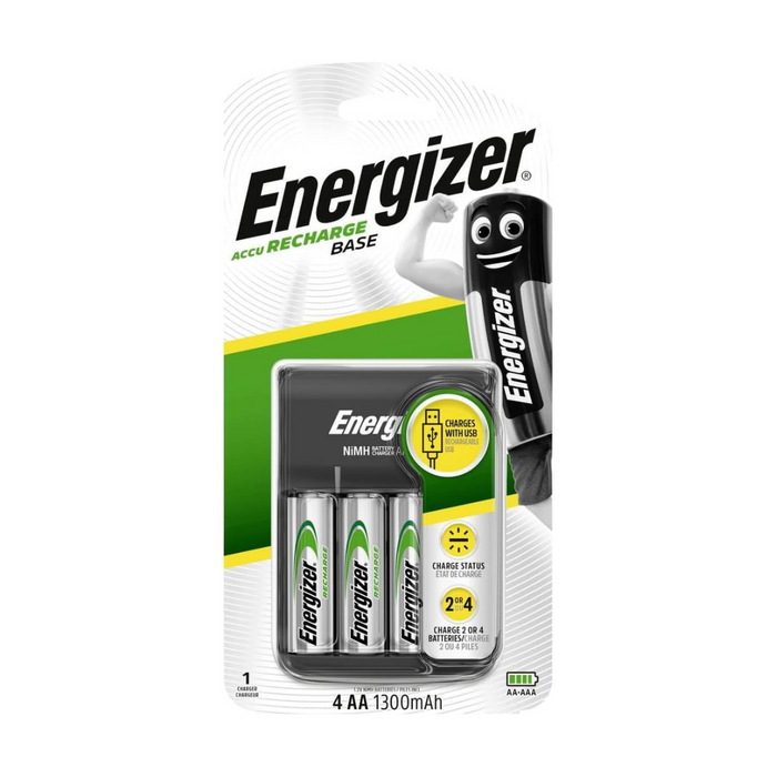 Energizer Base Charger for Rechargeable Batteries