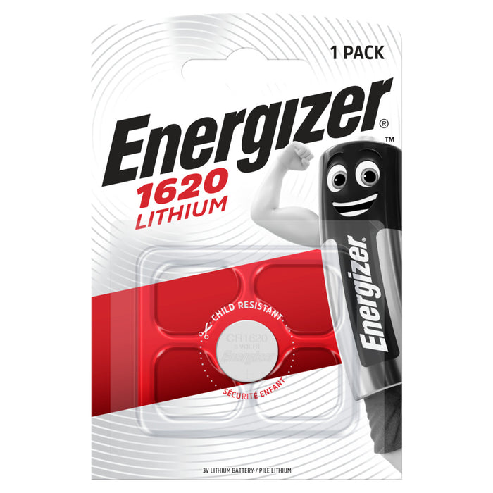 Energizer CR1620 3V Lithium Cell Battery - Single