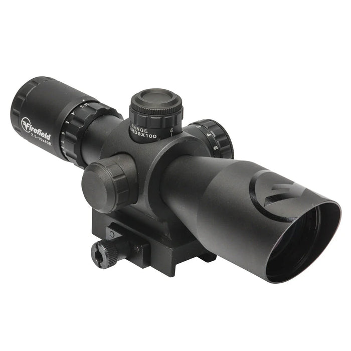 Firefield Barrage 2.5-10x40 Riflescope with Red Laser