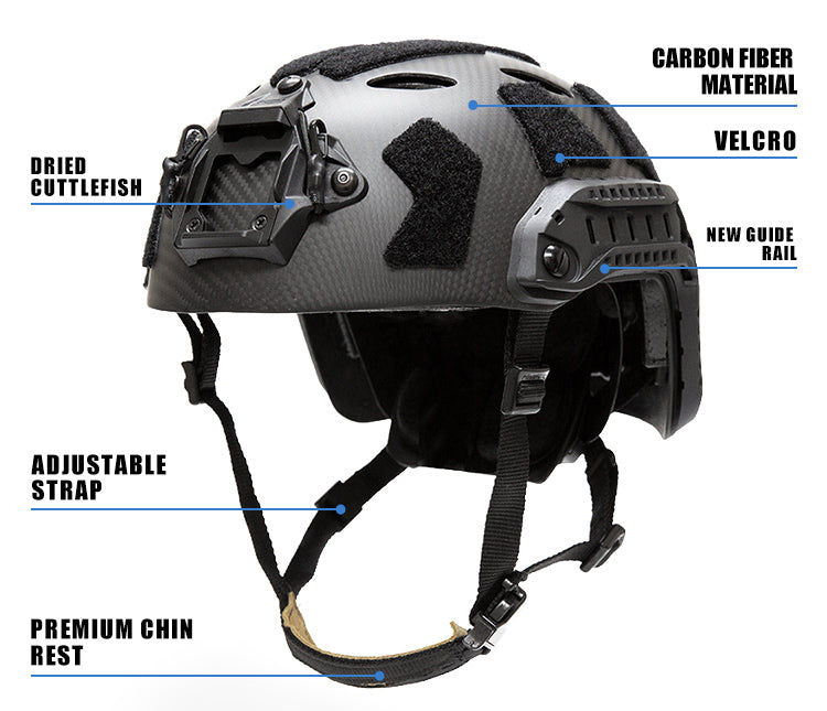 *CLEARANCE* - FMA SF Carbon Fiber Helmet - Multicam