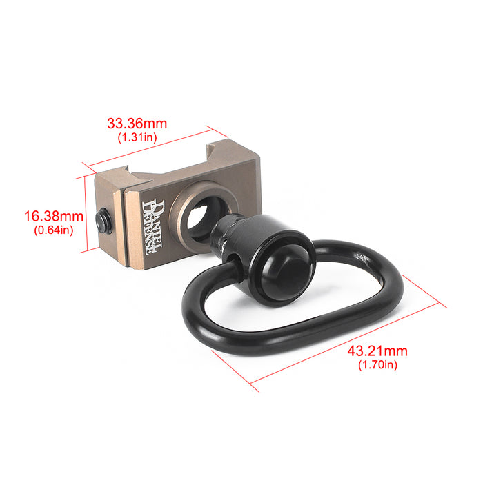METAL Q.D. Sling Attachment Mount - Tan