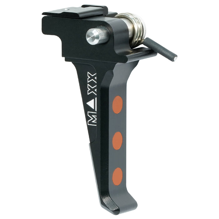 Maxx CNC Aluminum Advanced Speed Trigger (Style E) Black - ASG EVO 3