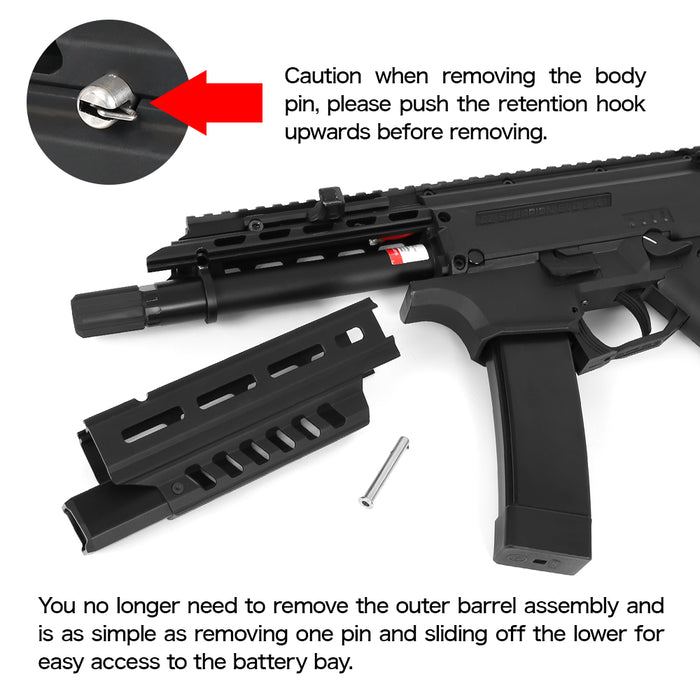 Laylax / Nitro.Vo - ASG Scorpion EVO Rapid M-LOK Handguard