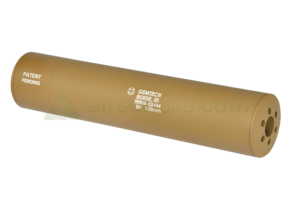 Madbull Gemtech G5 Silencer + Flash Hider CCW - Tan
