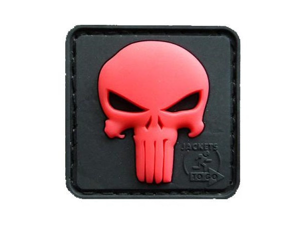 JTG 3D Rubber Punisher Patch - Red