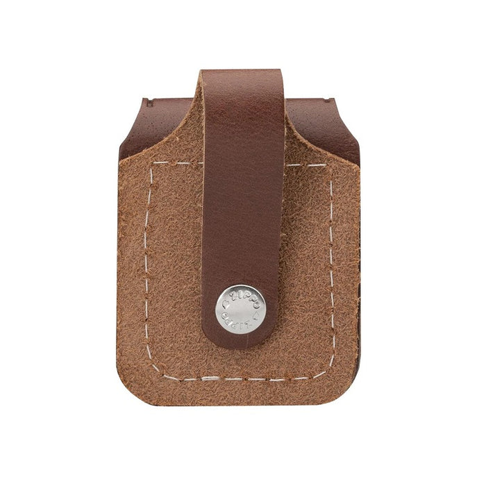 Zippo Lighter Pouch - Brown Leather