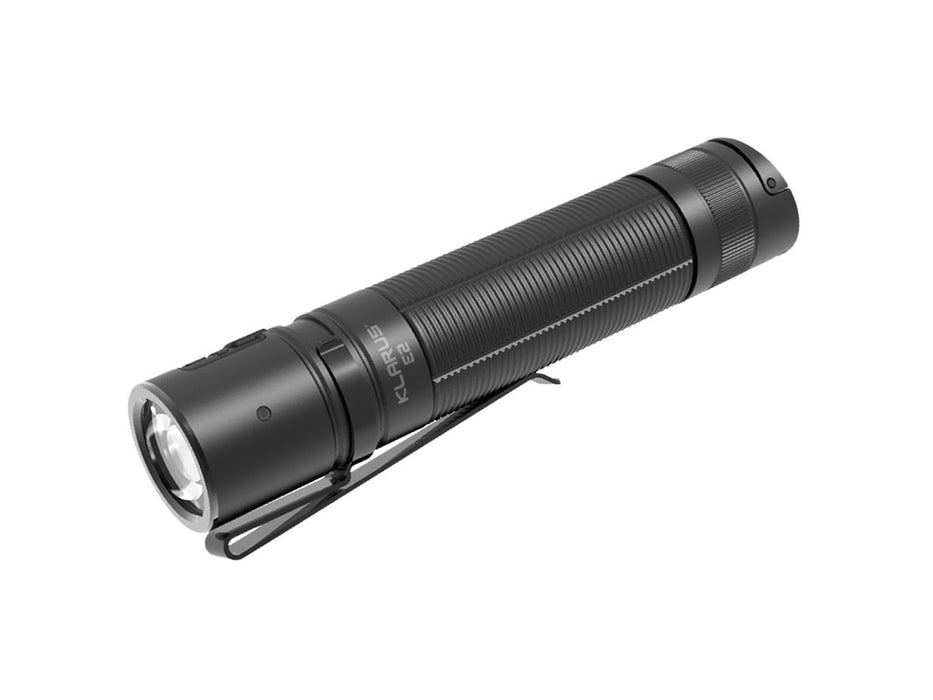 Klarus E2 Wild Survival Flashlight & Battery - 1600LM