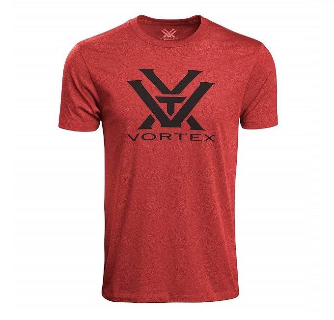 Vortex Optics Core Logo T-Shirt - Red Heather