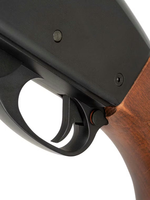S&T M870 Spring Shotgun Long - Metal & Real Wood