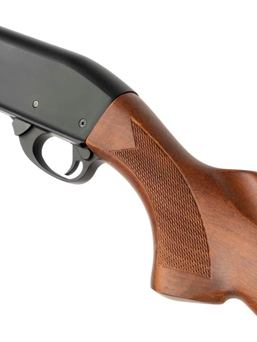 S&T M870 Spring Shotgun Long - Metal & Real Wood