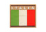 JTG 3D Rubber Italian Flag Patch - Tan