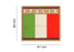 JTG 3D Rubber Italian Flag Patch - Tan