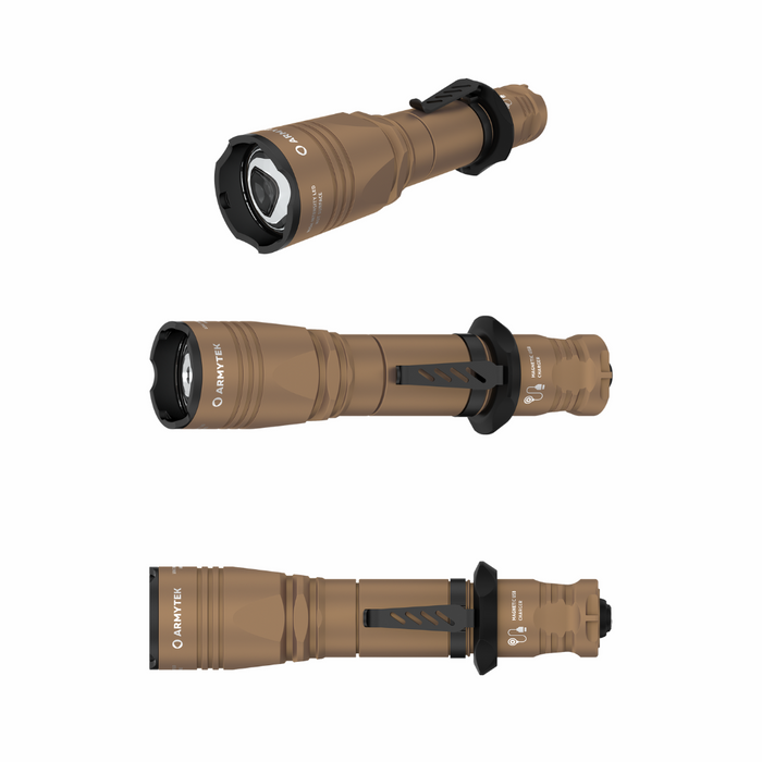 Armytek Dobermann Pro Magnet USB Warm (1400 Lumens) - Sand