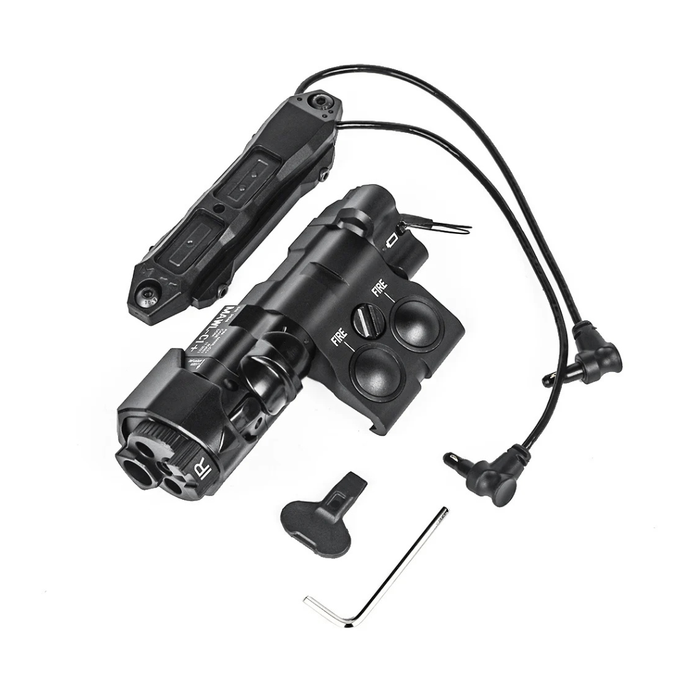 WADSN MAWL-C1+ Light/Laser/IR (Aluminium) + Dual Remote Switch - Black