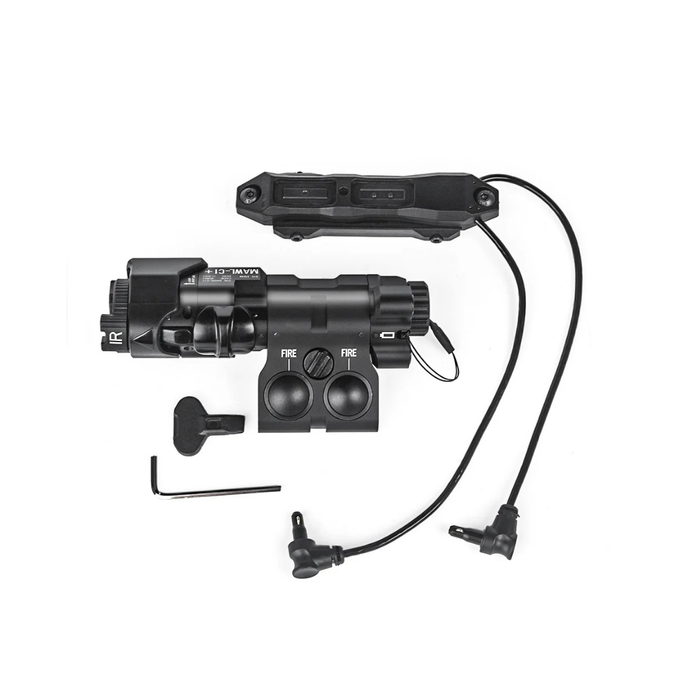 WADSN MAWL-C1+ Light/Laser/IR (Aluminium) + Dual Remote Switch - Black