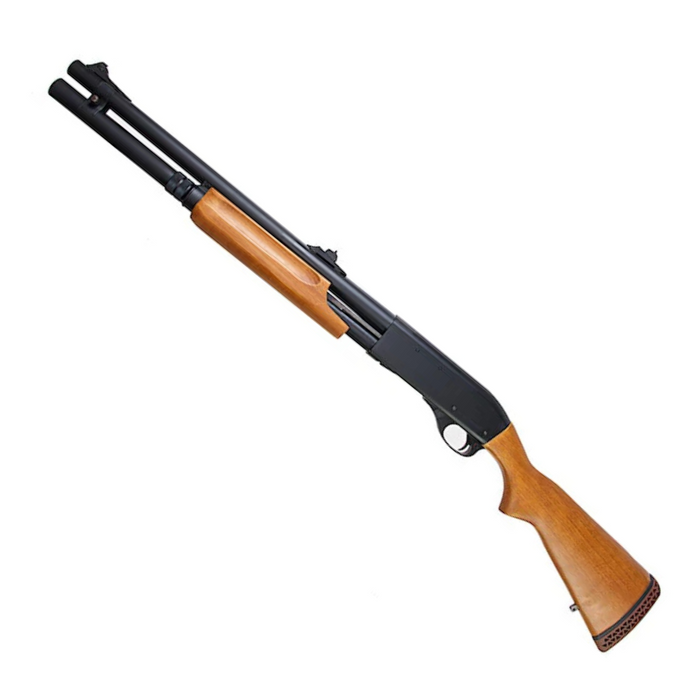APS M870 Shell Ejecting Shotgun (Magnum) - Metal & Real Wood