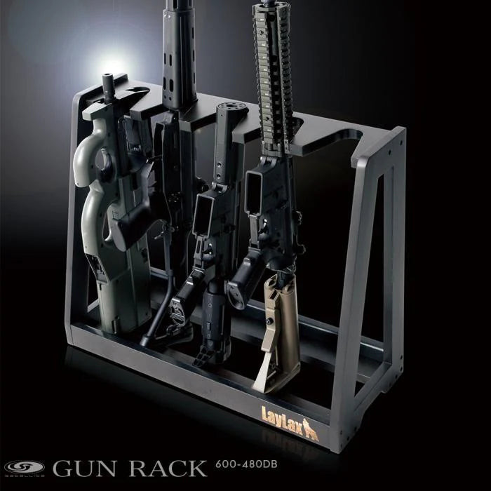 Laylax Wood Gun Rack 600-480DB - Black (Satellite)