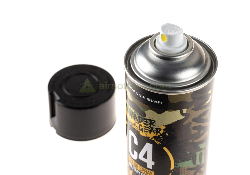 Invader Gear C4 Mil Grade Color Spray RAL 9021 - Black