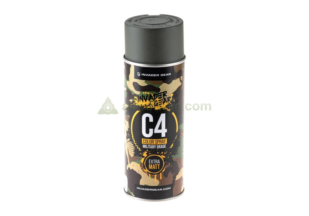 Invader Gear C4 Mil Grade Color Spray RAL 7009  - Foliage Green