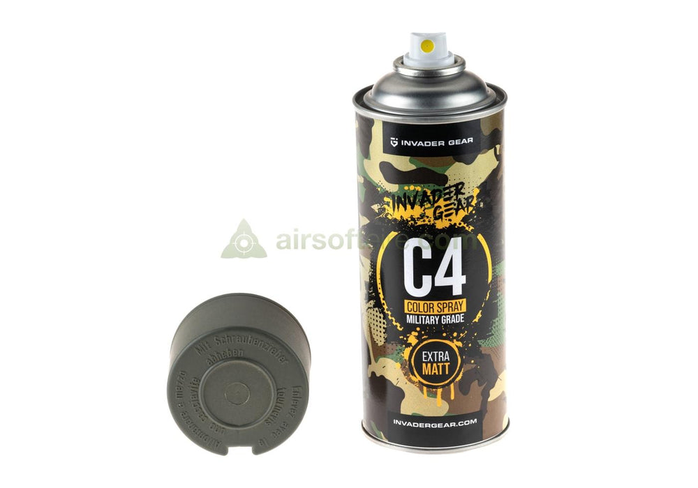 Invader Gear C4 Mil Grade Color Spray RAL 7009  - Foliage Green