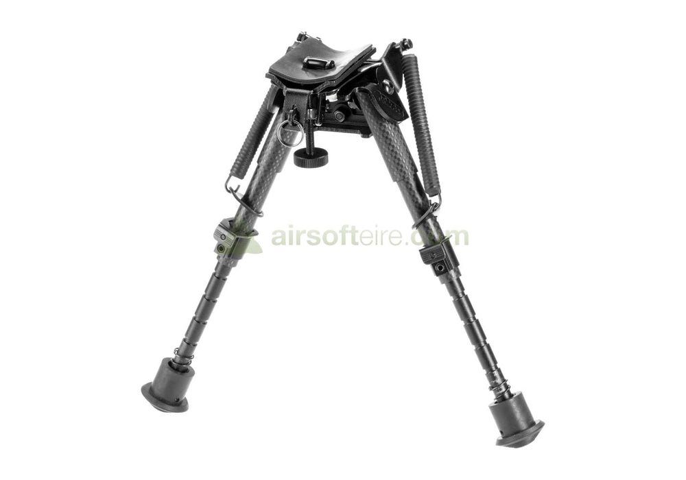 Rokstad Universal 6-9" Carbon Fiber Bipod - QD Stud / RIS 20mm Rail
