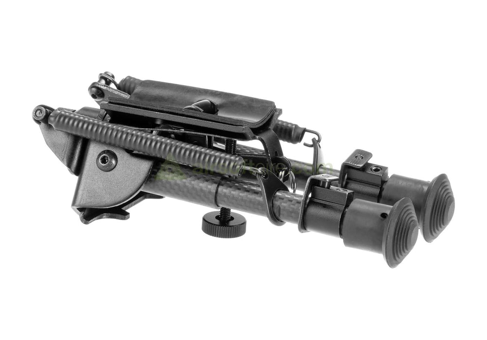 Rokstad Universal 6-9" Carbon Fiber Bipod - QD Stud / RIS 20mm Rail