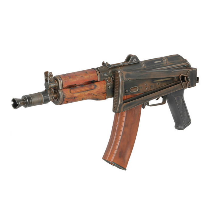APS AK-74U Full Metal/Real Wood - Battle Worn