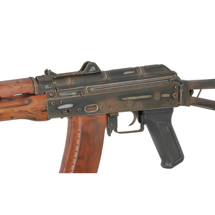 APS AK-74U Full Metal/Real Wood Battle Worn - Christmas Bundle