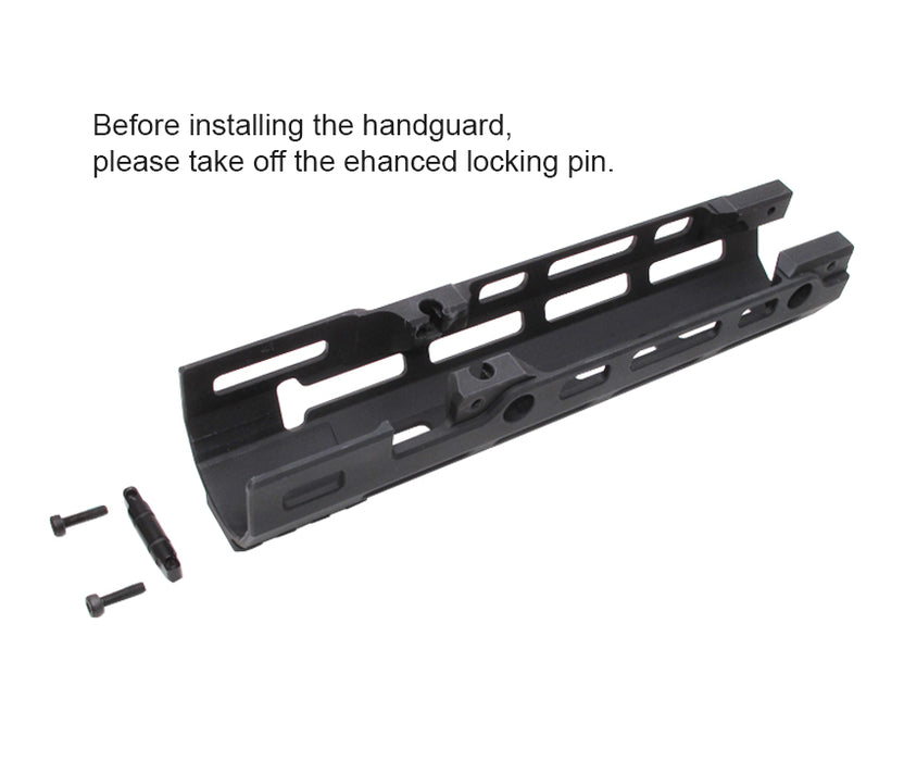 Wii Tech Monolithic Handguard Extended - Tokyo Marui MP5 Recoil Shock