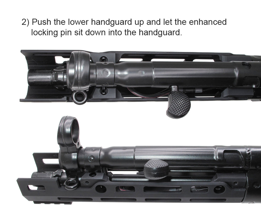 Wii Tech Monolithic Handguard Extended - Tokyo Marui MP5 Recoil Shock