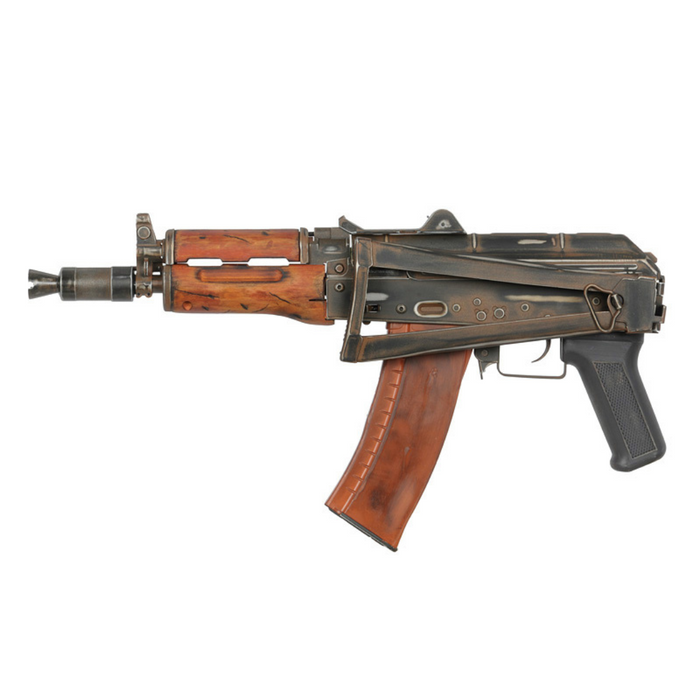 APS AK-74U Full Metal/Real Wood - Battle Worn