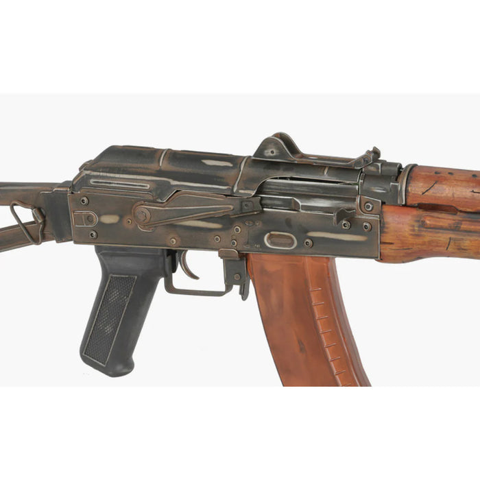 APS AK-74U Full Metal/Real Wood Battle Worn - Christmas Bundle
