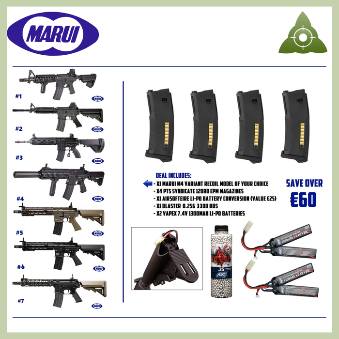 Tokyo Marui Recoil Shock Bundle - From €719.99
