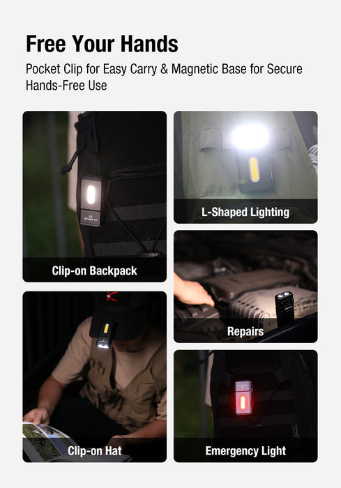 Klarus E8 EDC Flashlight - 1000LM - OD
