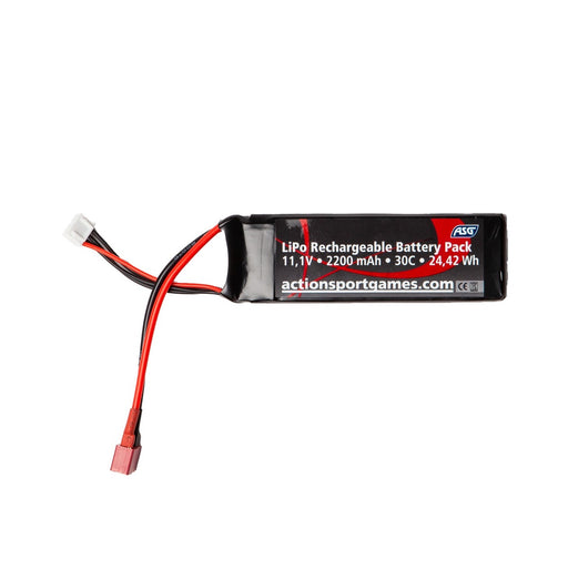 ASG 11.1V 2200mAh 30C LIPO Battery - Small-Type (Deans)