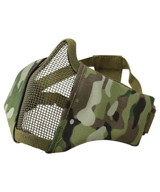 KombatUK Mesh Half Face Mask With Cheek Pads - BTP Multicam