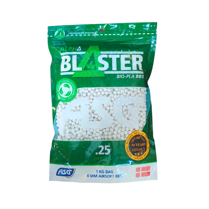 ASG Alpha Blaster Bio 0.25g BB - 1kg Bag (4000 BBs)
