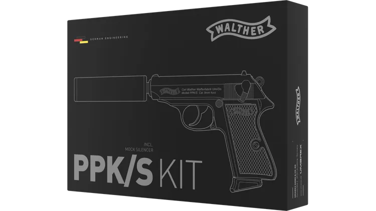 Umarex Walther PPK/S & Silencer Kit - Black