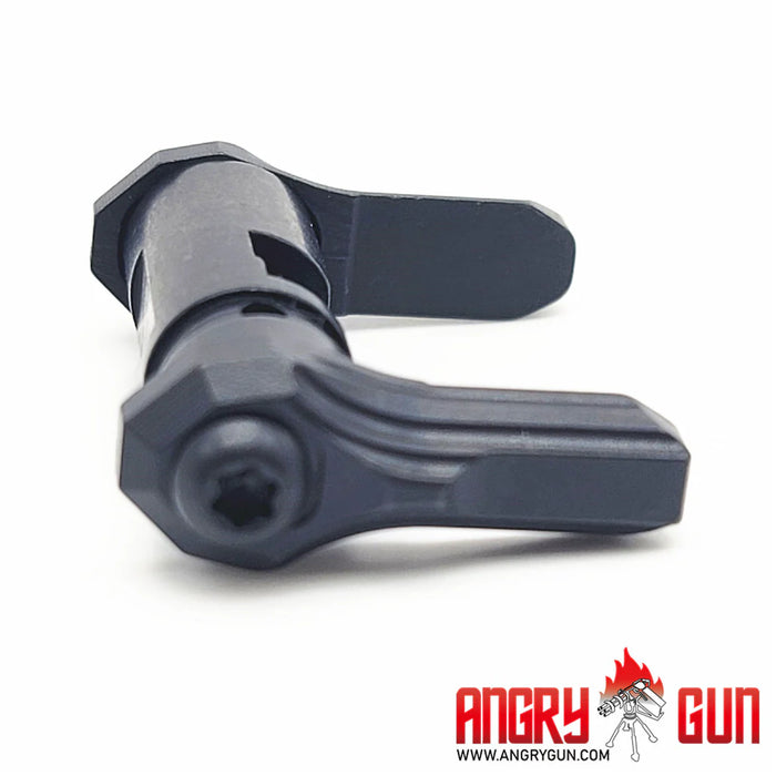 Angry Gun KAC Style Steel Ambi Selector for Marui M4 MWS