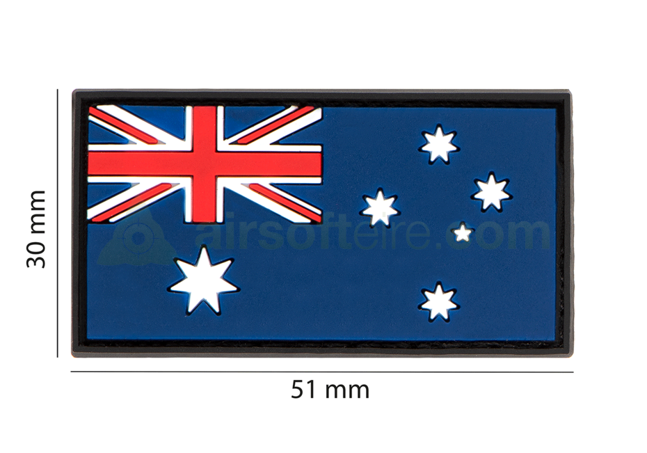 JTG 3D Rubber Australian Flag Patch