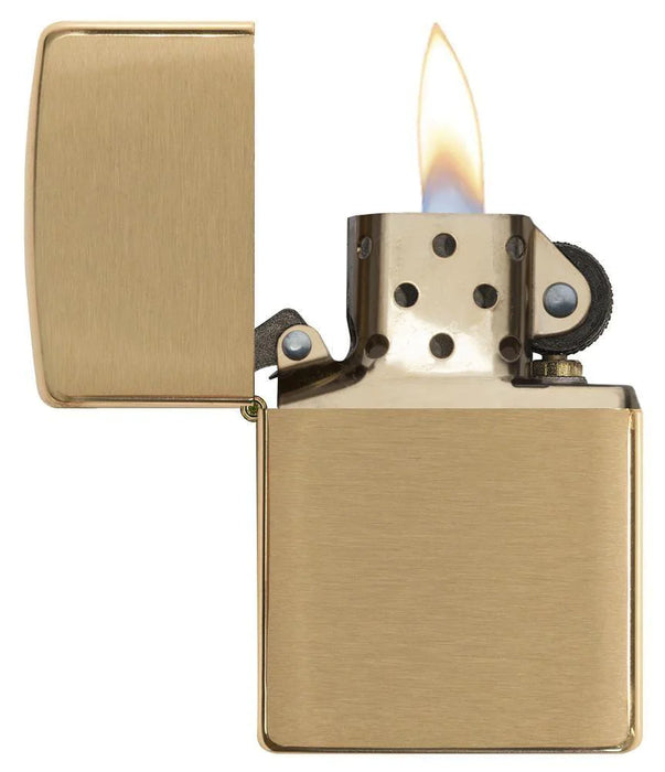 Zippo Classic Brass Brushed Lighter