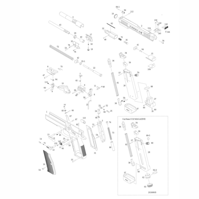 ASG Shadow 2 Nozzle Spring - Ref #19307 - Part #75