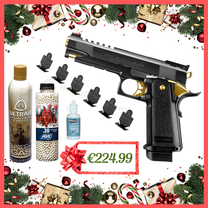 Tokyo Marui HI-CAPA 5.1 Gold Match - Christmas Bundle