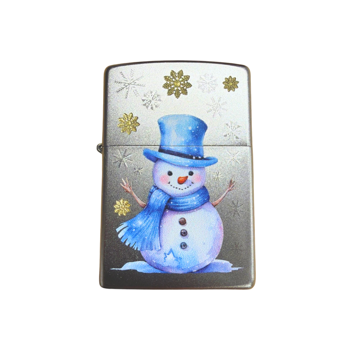 Zippo Snowman 2025 Satin Chrome Lighter - Limited Editon
