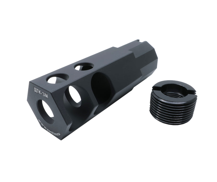 Wii Tech DTK-3M Style Muzzle Brake - Black