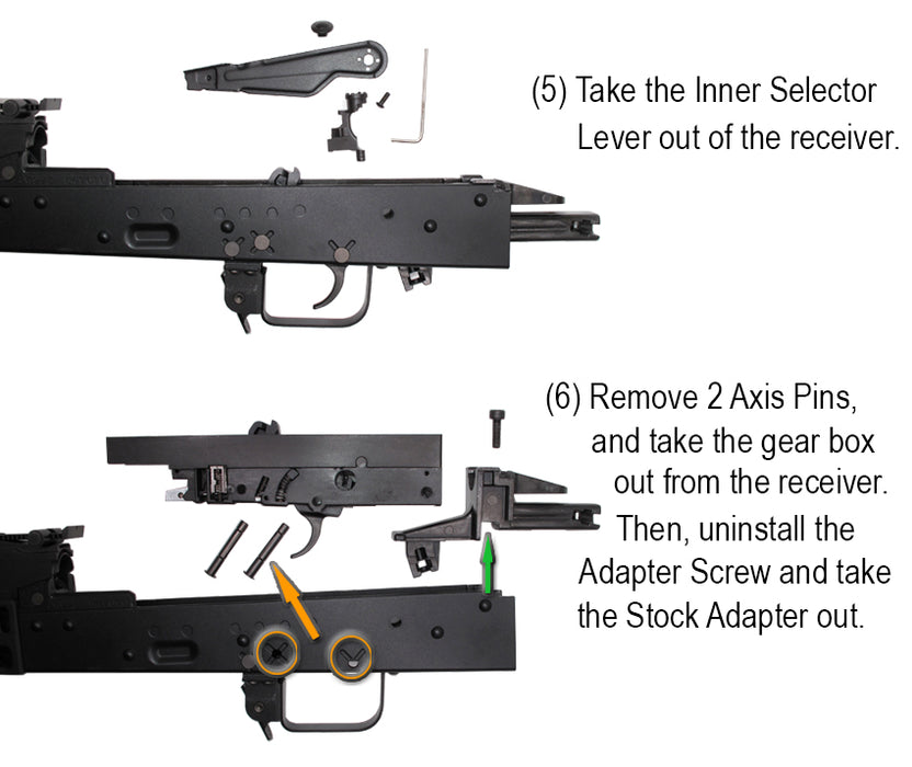 Wii Tech CNC PT-5 Ext. Folding Stock - Tokyo Marui AKM